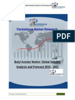 Persistence Market Research: Butyl Acetate Market: Global Industry Analysis and Forecast 2015 - 2021