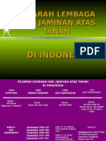 Sejarah Lembaga Hak Jaminan Atas Tanah