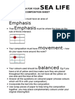 Sea Life Composition Sheet