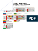 Kalender Akademik Uwin - 2015.2016 Ganjil