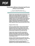 Download Pembelajaran Bahasa Indonesia Bagi Penutur Asing by serbaada SN28088204 doc pdf