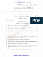 Electronics Circuits-II (Reg 2013) May June 2015 Question Paper(1)