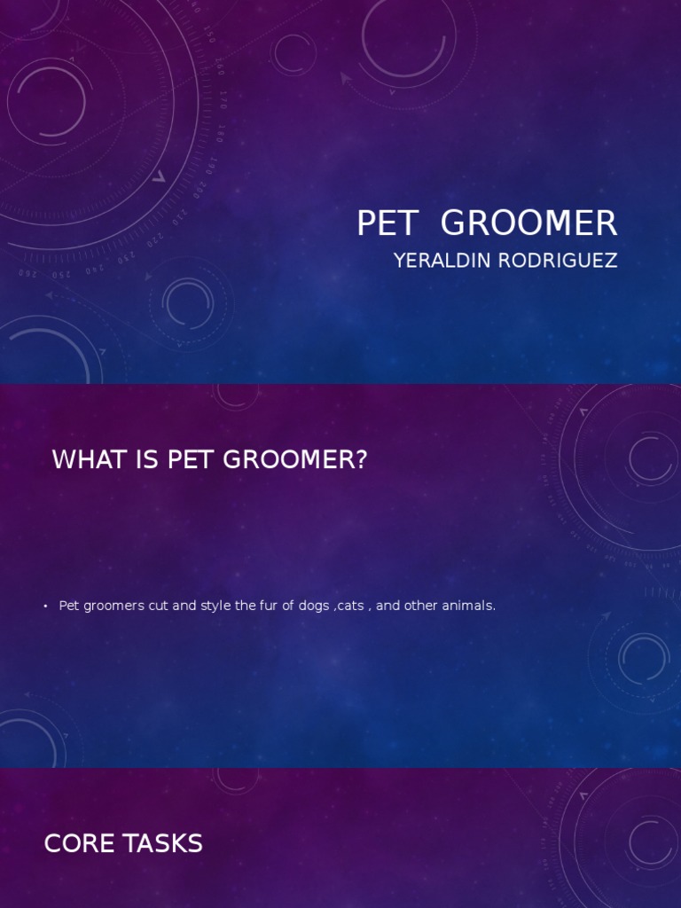 Pet Groomer | PDF