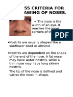 Success Criteria For Drawing Nose A3