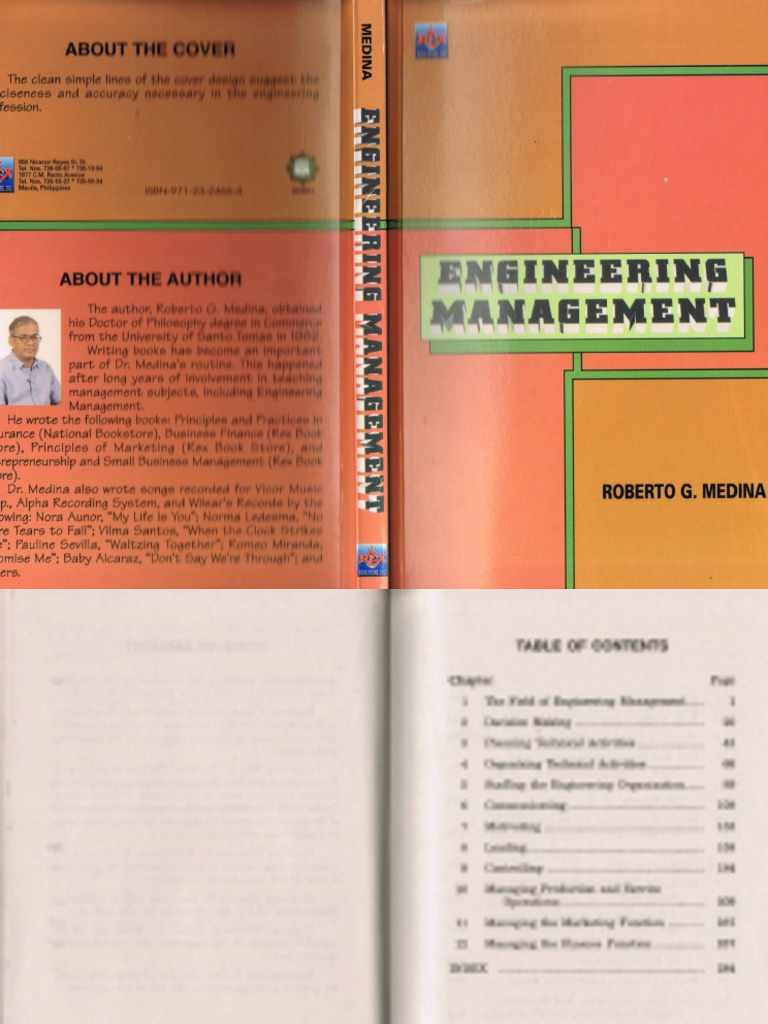 Engineering Management by Roberto Medina PDF