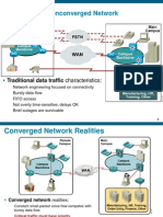 Traditional Nonconverged Network: Traditional Data Traffic Characteristics