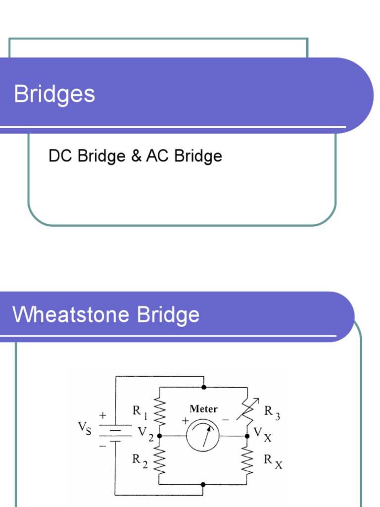 AC and DC Bridge Comparisons | PDF | Electrical Impedance | Electric Power