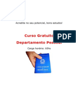 Curso Gratuito Departamento Pessoal