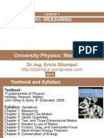 Ch1. Measuring: University Physics: Mechanics