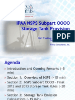 Ipaa Nsps Subpart Oooo Storage Tank Provision Tutorial: Ron Truelove, Director, Oil and Gas Sector Services