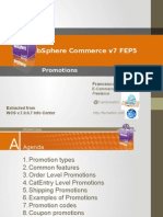 Websphere Commerce V7 Fep5: Promotions