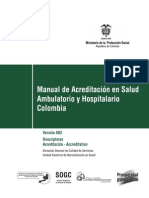 Manual de Acreditacion en Salud Ambulatorio y Hospitalario
