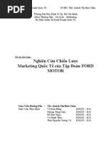 Download Chien Luoc Marketing Quoc Te Tap Doan Ford 2009 - Fords Marketing Strategies by mamut_cn SN28093232 doc pdf