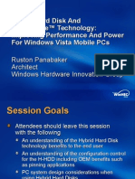 Hybrid Hard Disk and Readydrive™ Technology: Improving Performance and Power For Windows Vista Mobile Pcs