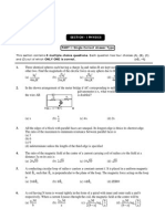 IIT - JEE - 2013 Full Test - 2 MARKS: 240 (Advanced Pattern) Paper - Ii