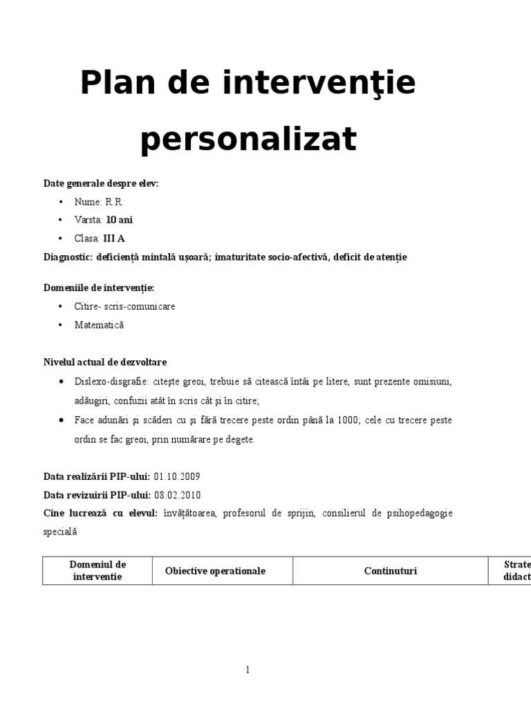 PIP Sem I Si II | PDF