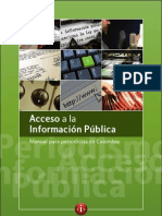 Periodismo Acceso Nformación Pública