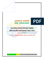 Sample Paper: Sse (English)