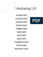 Pap Eng 2-Week 2 Vocab List