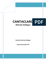 Cantaclaro - Romulo Gallegos