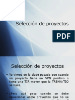 Seleccion de Proyectos