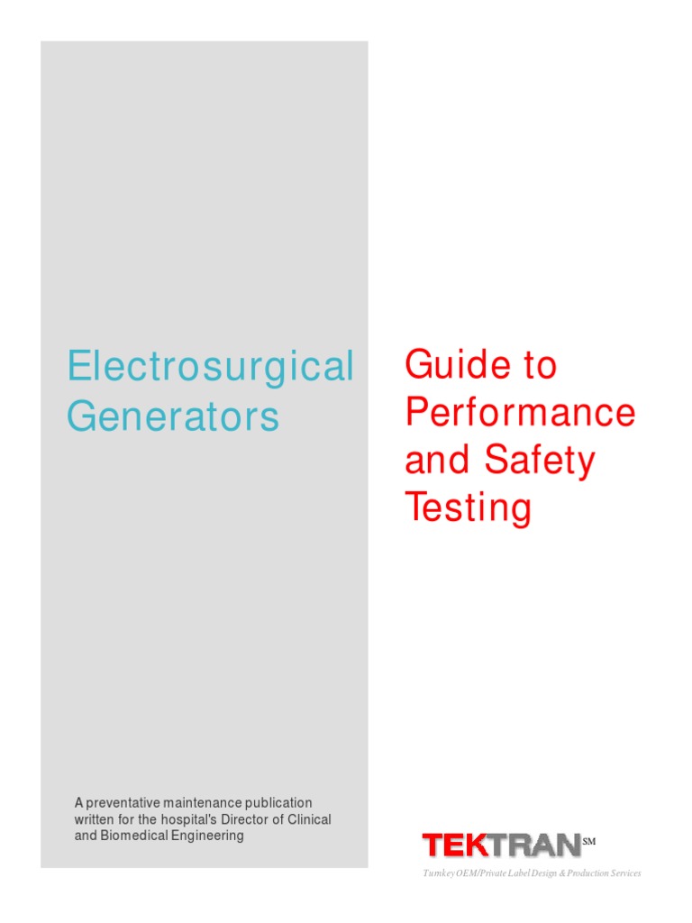 Guide To Performance and Safety Testing | PDF | Ac Power Plugs And ...