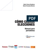 Cómo cubrir elecciones 