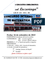 Concurso Interno de Matematica - Examen - Ok