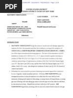 Complaint: Employment Sexual Harassment Discrimination Against Omnicom & DDB NY