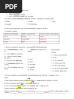 Adv e Locu Adverbiais Gabarito