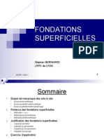 FONDATIONS SUPERFICIELLES