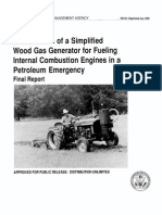 FEMA Woodgas Engine Manual