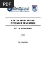 Kertas Kerja Projek Internship