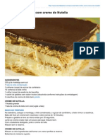 Receitadiaria.com-Pavê de Leite Ninho Com Creme de Nutella