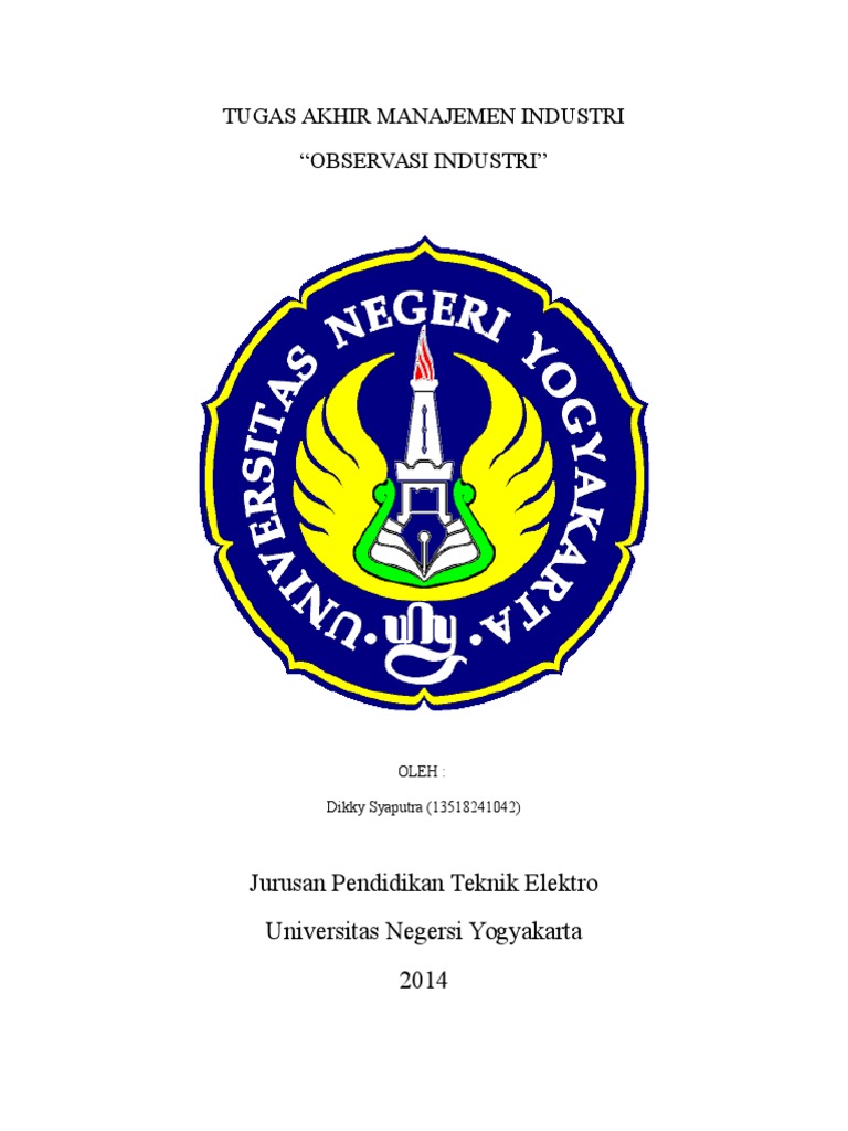 Tugas Akhir Manajemen Industri