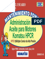 Mantenimiento Fowa - Aceite