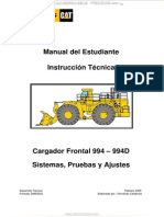 Manual Cargador Frontal 994 994d Caterpillar Sistemas Pruebas Ajustes