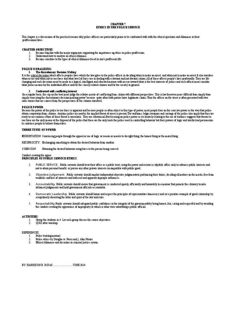 Police terminology list image