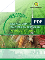Renstra Kementerian Pertanian 2015-2019