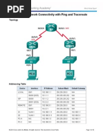 8.3.2.7 Lab - Testing Network Connectivity With Ping and Traceroute