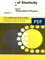 Lev D. Landau, Evgenij M. Lifshitz - Vol 07 - Theory of Elasticity - 2ed PDF