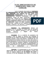 Contrato de Arrend. de Alberto LAracón Melo