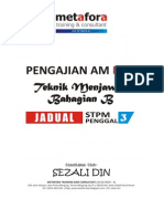 Teknik Menjawab Bah B JADUAL