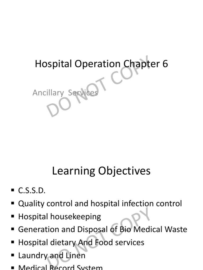 CSSD | PDF | Sterilization (Microbiology) | Infection Control