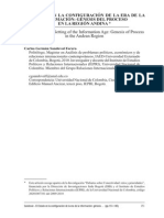 2 - Artículo “El Estado en La Configuración de La Era de La Información Génesis Del Proceso en La Región Andina”