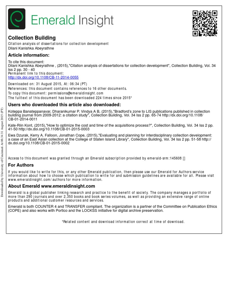 Dissertation citation analysis help with writing a dissertation by derek swetnam