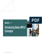 MPLS Module 1 - Introduction