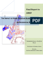 Impact of Home Burglar Alarm Systems
