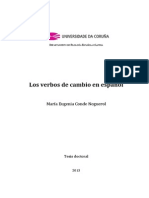 Conde Noguerol, MariaEugenia. Los Verbos de Cambio en Español