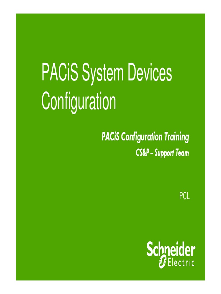 PACiS System Devices Configuration Guide | PDF | Gateway ...